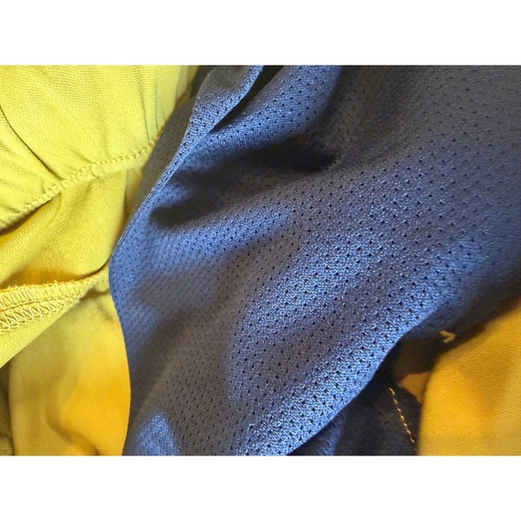 prAna Stretch Zion Elastic Waist Cargo Yellow Pants Belted Jogger Gorpcore - Picture 9 of 9